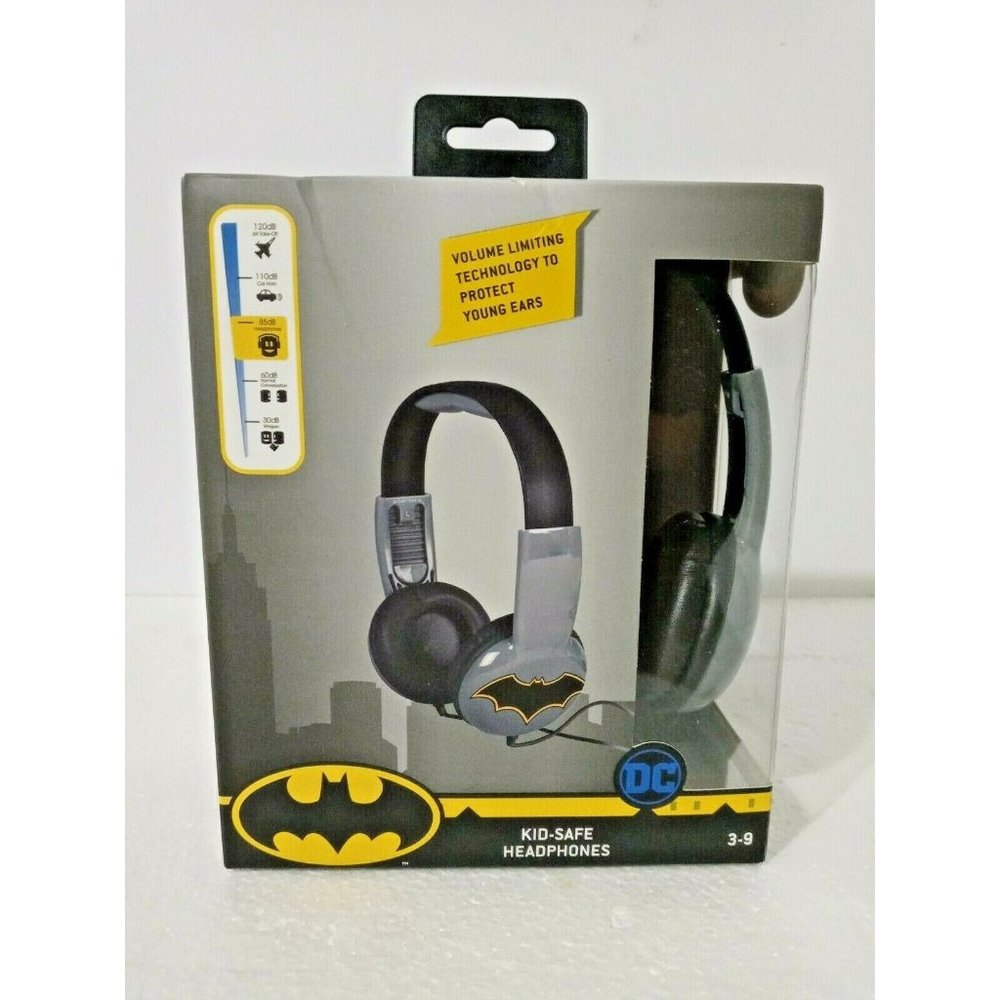 Kid Safe Batman Headphones For Children Volume Limiting  New